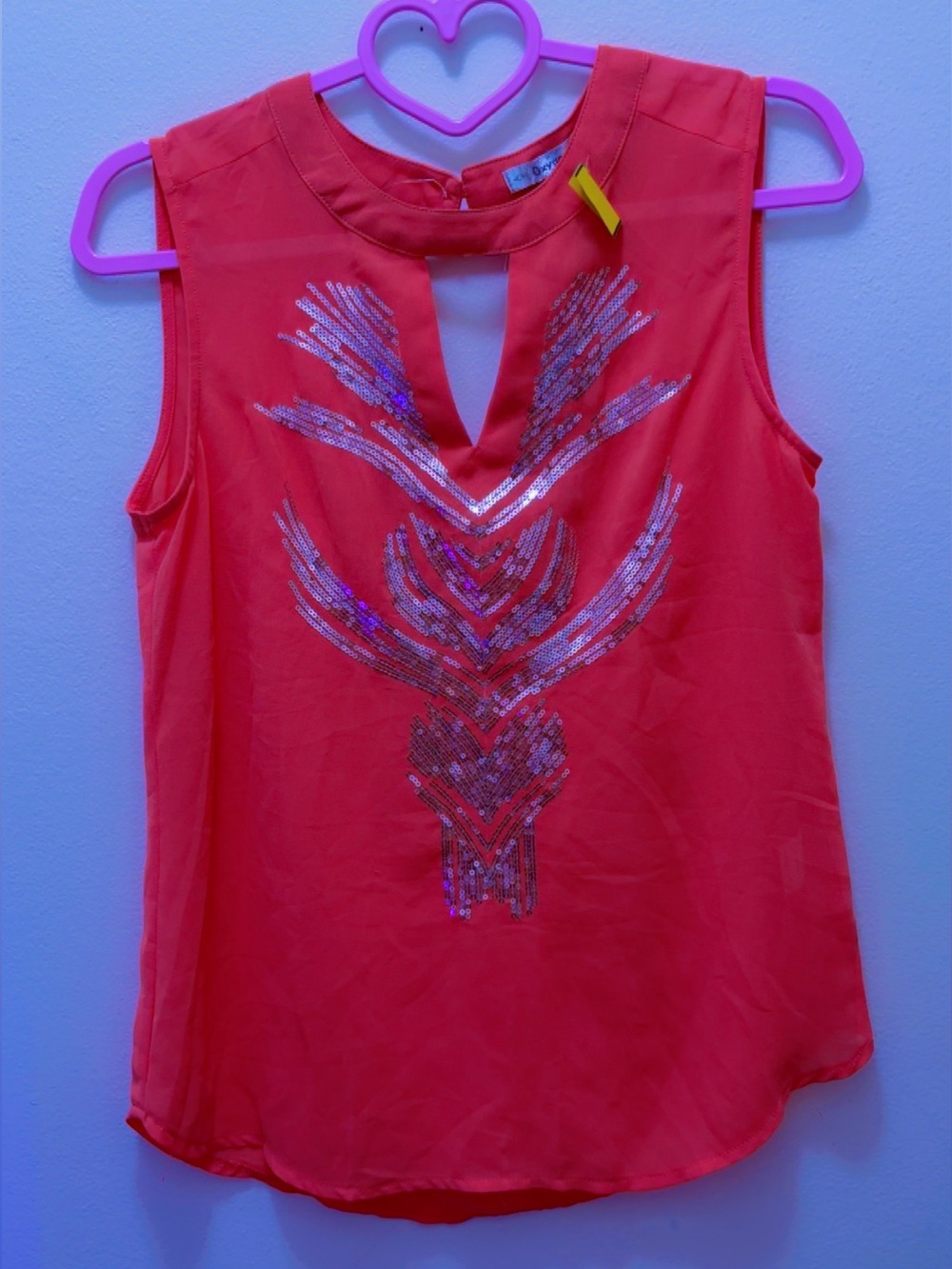 Oxigene, blouse Sleeveless Sequin-Embellished Camisole